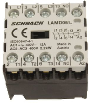 Microcontactor 3ND+1ND, 2,2kW, 5A, 24V c.c. [1]
