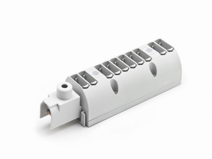 Modul Toolless-Connection pt. 10 cleme, montaj pe sina DIN [1]