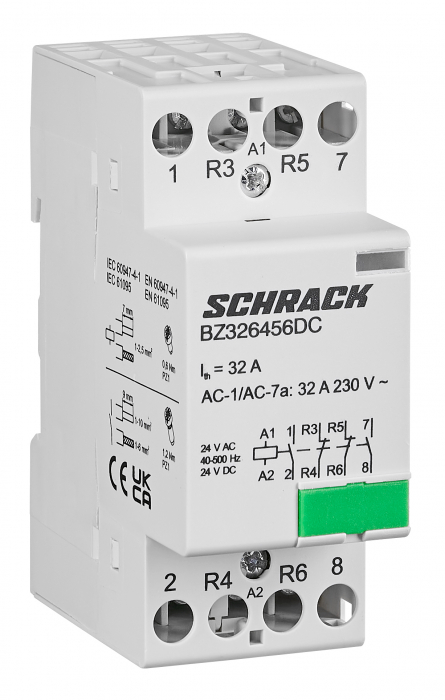 Modular contactor 63A 2NO/2NC 230VAC width 3 modules [1]