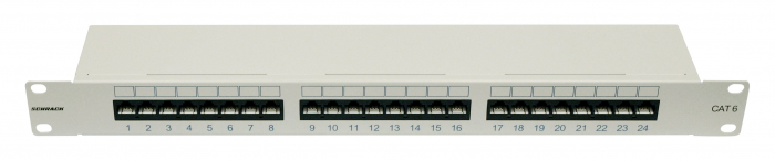 Patchpanel Cat.6 neecranat 24xRJ45U RAL7035 [1]