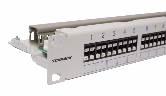 Patchpanel telefonie FlexLine 25xMMT-LSA 19'' 1U,RAL7035 [1]
