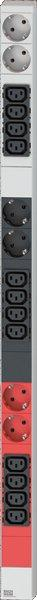PDU IT METER LINE pasiv, IN: 1xCEE 16A rosu, OUT: 12xprize C [1]
