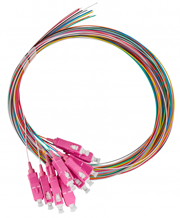 Pigtail FO SC, 50/125µm OM4, 2.0m, Easy Strip, 12pcs [1]