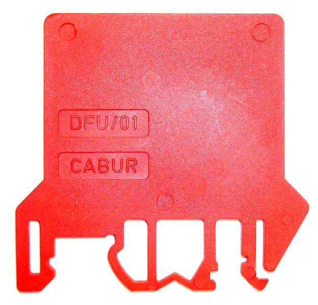 Placa de separare circuite DFU5, rosu, pentru CBD.25 - 50 [1]