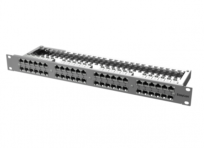 preLink DC-Panel 19" 1U 48x RJ45 Cat.6A, AWG 27-26 [1]