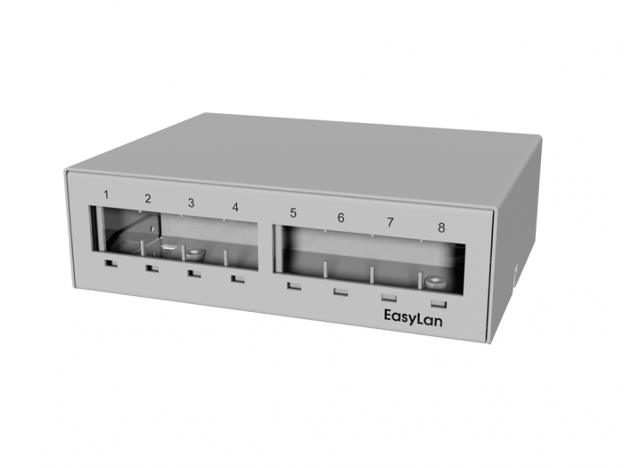 preLink/fixLink Desk - Consolidation Point Panel 8xRJ45 [1]