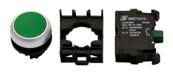 Set complet buton comanda verde [1]