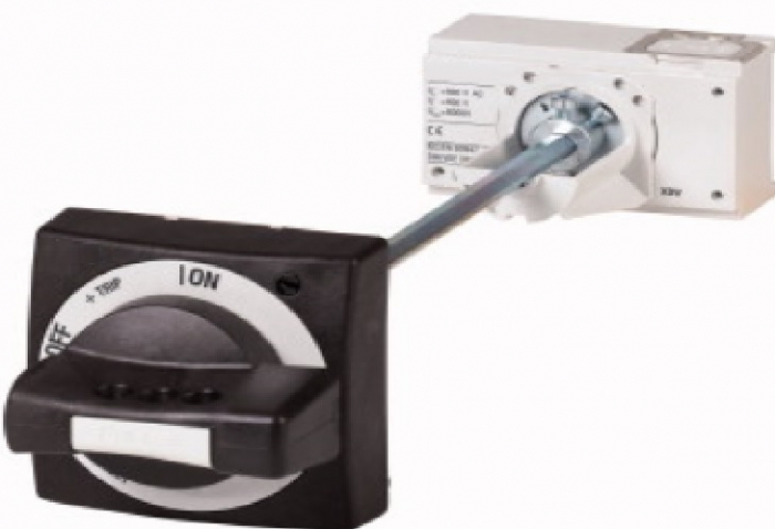 Set maner actionare pe usa pt. MC1, blocabil, negru/gri [1]