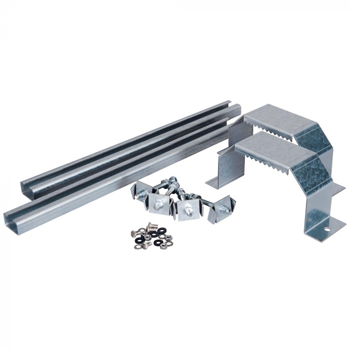 Set suport pt stalp cu diametru catarg 10-15 cm, zincat [1]