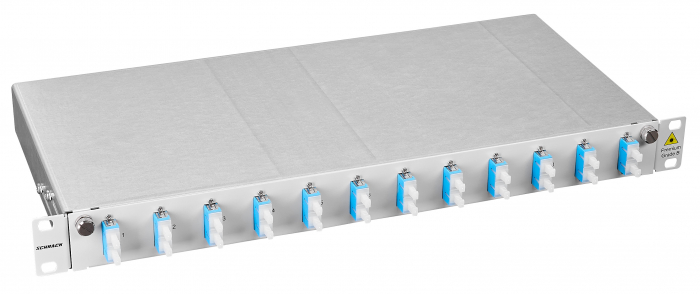 Splicebox, 12 fibre,SC, 9/125µm OS2, culisant,19",1UV [1]