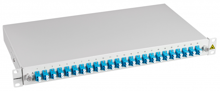 Splicebox FO, 48 Fibre, LC, 9/125µm OS2, 19", 1U, Class C [1]