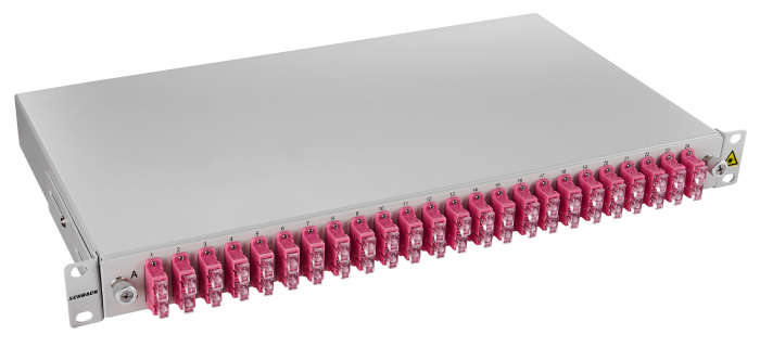 Splicebox FO, 48 Fibre, SC, 50/125µm OM4, 19", 1U, Class C [1]