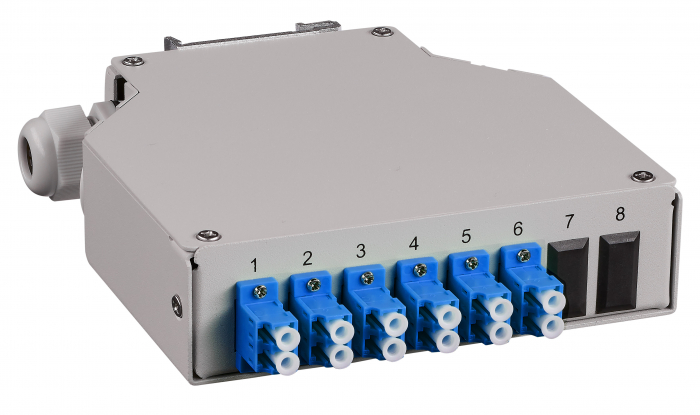 Splicebox FO pt. sina DIN, 12 Fibre, LC, 9/125µm OS2 [1]