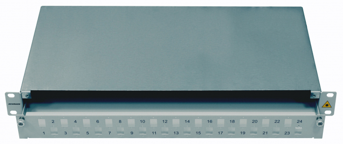 Splicebox gol pentru 24 cuple LC-duplex, 1UV, RAL7035 [1]