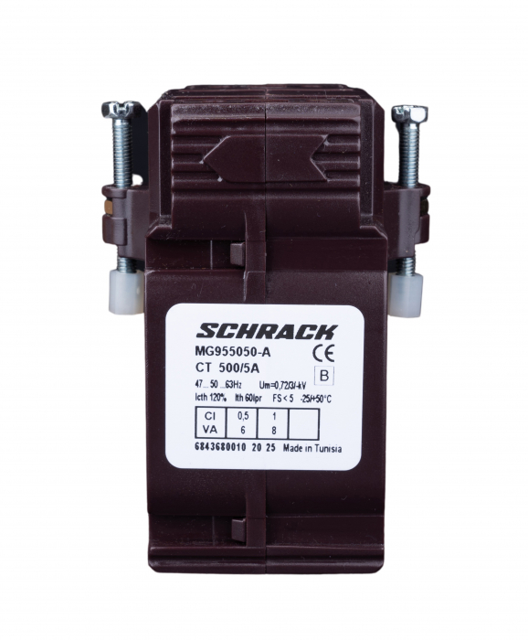 Transformator de curent 500/5A, 40x10, clasa 0,5 [1]