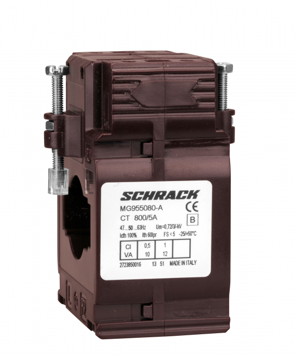 Transformator de curent 800/5A, 40x10, clasa 0,5 [1]