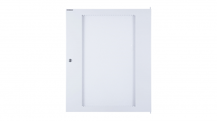 Usa metal perf. pentru DTWA 16U, W=600, RAL7035 [1]