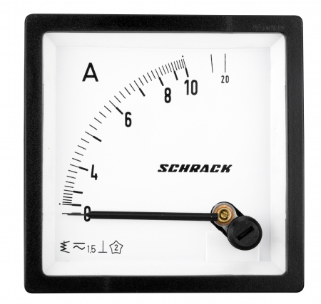 Echipamente Schrack - Ampermetru 72*72mm, 10A, conexiune directa, AC