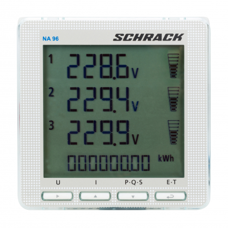 Echipamente Schrack - Analizor de retea NA96, 96x96mm, aparat de baza