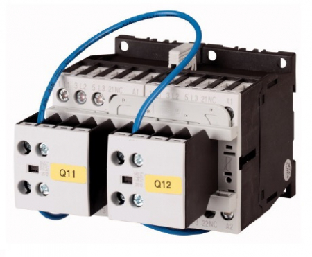 Echipamente Schrack - Ansamblu inversare sens, 4kW/400V, bobina la 230Vca
