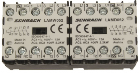 Actionari electrice - Ansamblu microc.invers.sens interbl.mec. 2,2kW, 230VAC +NI