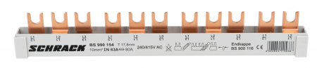 Echipamente Schrack - Bareta, 12xMCB1p sau 4xMCB3p, 12 module, 10 mm²