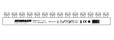 Echipamente Schrack - Bareta 3P, 10mm², pin, 1m