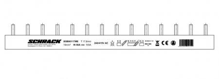 Echipamente Schrack - Bareta 4P, L1/L2/L3/N, 10mm²