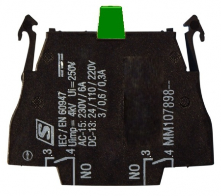 Echipamente Schrack - Bloc contacte 2xND cu cleme elastice