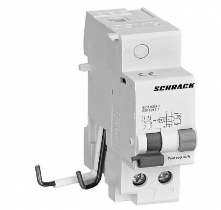 Echipamente Schrack - Bloc prot dif clipsabil AMPARO, 6kA, 2P, Tip A, 40A, 300mA