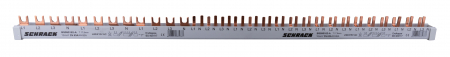 Echipamente Schrack - Busbar, 1xRCCB 4-pole, 3xMCB 4-pole, 12 x MCB 1+N/1 MW, 28MW