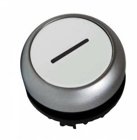 Echipamente Schrack - Buton comanda iluminat scund cu revenire alb "1"