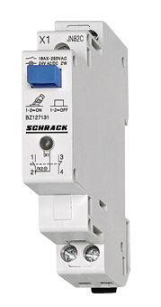 Echipamente Schrack - Buton modular (cu revenire) 1ND+1NI, cu LED, 16A, 230VAC/DC