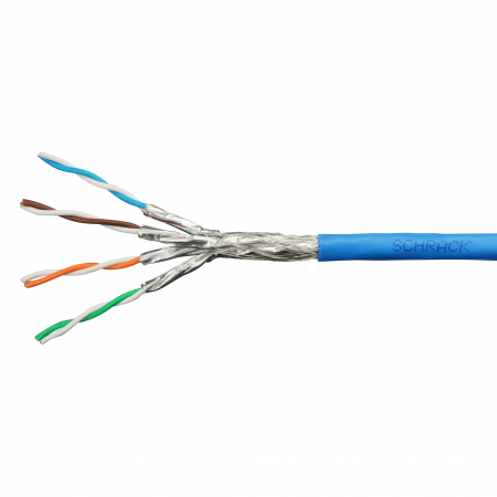 Echipamente Schrack - Cablu S/FTP Cat.7, 4x2xAWG23/1,1.000Mhz,LS0H