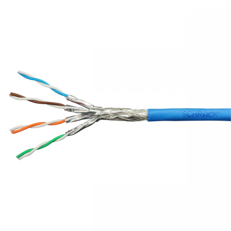 Echipamente Schrack - Cablu S/FTP Cat.7, 4x2xAWG23/1, 1.000Mhz, LS0H, 30%, B2ca