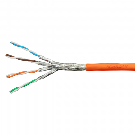 Echipamente Schrack - Cablu S/FTP Cat.7, 4x2xAWG23/1, 1.000Mhz, LS0H, 30%, B2ca