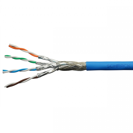 Echipamente Schrack - Cablu S/FTP Cat.7a,4x2xAWG22,1.250Mhz,LS0H3,B2ca,50%,abs,25G