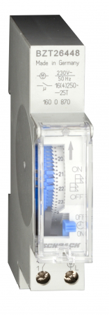 Echipamente Schrack - Ceas programabil cu ciclu zilnic, quartz, 1CC, 3UH