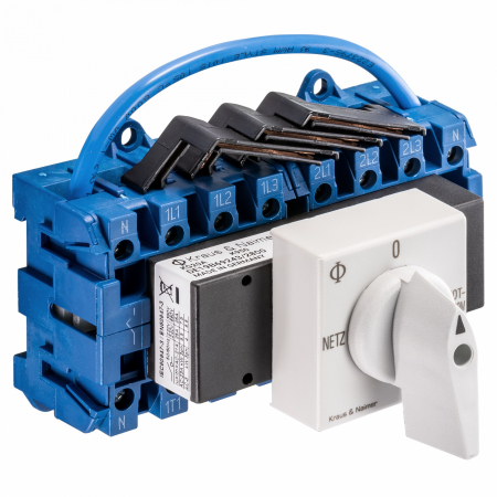Actionari electrice - Changeover Switch Netz-0-Notstrom, modular, 4-pole 25A