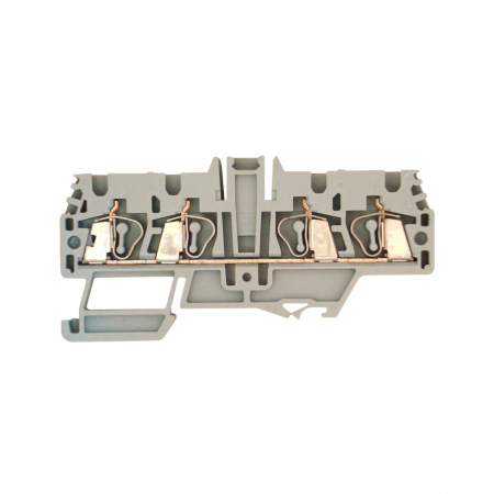 Echipamente Schrack - Clema cu conex. elastica, HMM.2/ 2+2, gri, 0,5-2,5 mm²