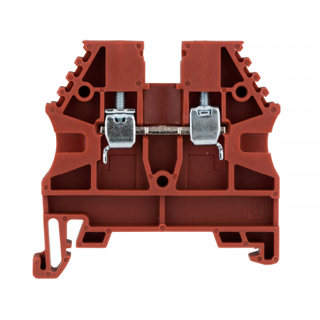 Echipamente Schrack - Clema de faza, conex. cu surub tip AVK 2,5, rosu, 2,5 mm²