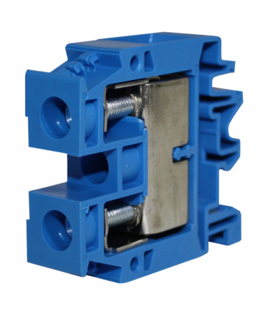 Echipamente Schrack - Clema de nul, conex. cu surub, CBD.50, albastru,/1,5-50 mm²