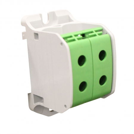 Echipamente Schrack - Clema dubla Al-Cu,1 p. verde, 50mmp / 35mmp cu pin