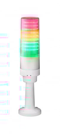 Lampi - Coloana de semnalizare compacta LED, baza dreapta, 230V c.a.