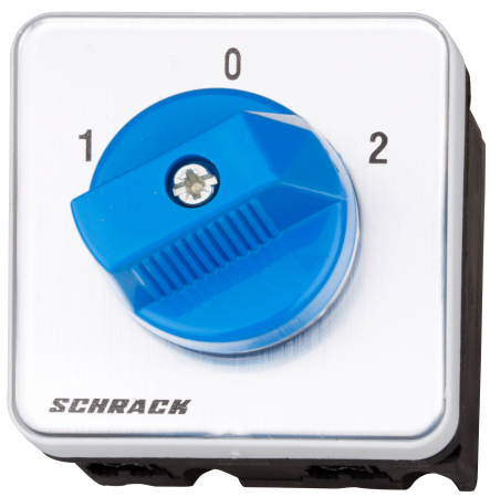 Actionari electrice - Comutator alternativ de panou 1-0-2, 1-pol/20 A