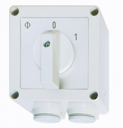 Actionari electrice - Comutator capsulat 0-1 25A 3p