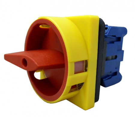 Actionari electrice - Comutator de avarie fixare 4 pct. 3-poli, 25A, r/g