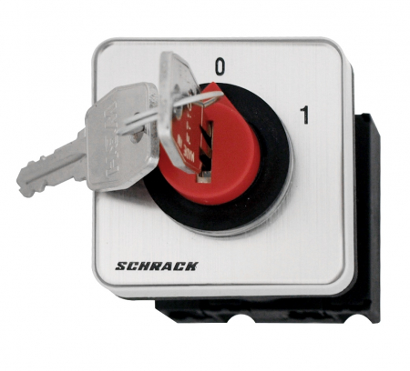 Actionari electrice - Comutator de panou 0-1 cu cheie extractibila 1p