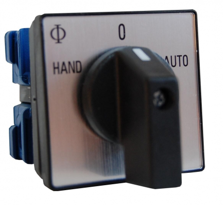Actionari electrice - Comutator de selectie Hand-0-Auto de panou 20A 2p