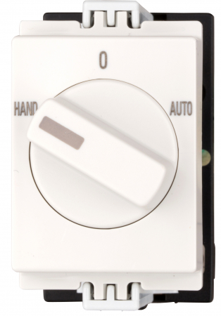 Actionari electrice - Comutator HAND-0-AUTO, fixare pe sina 1p, 10A